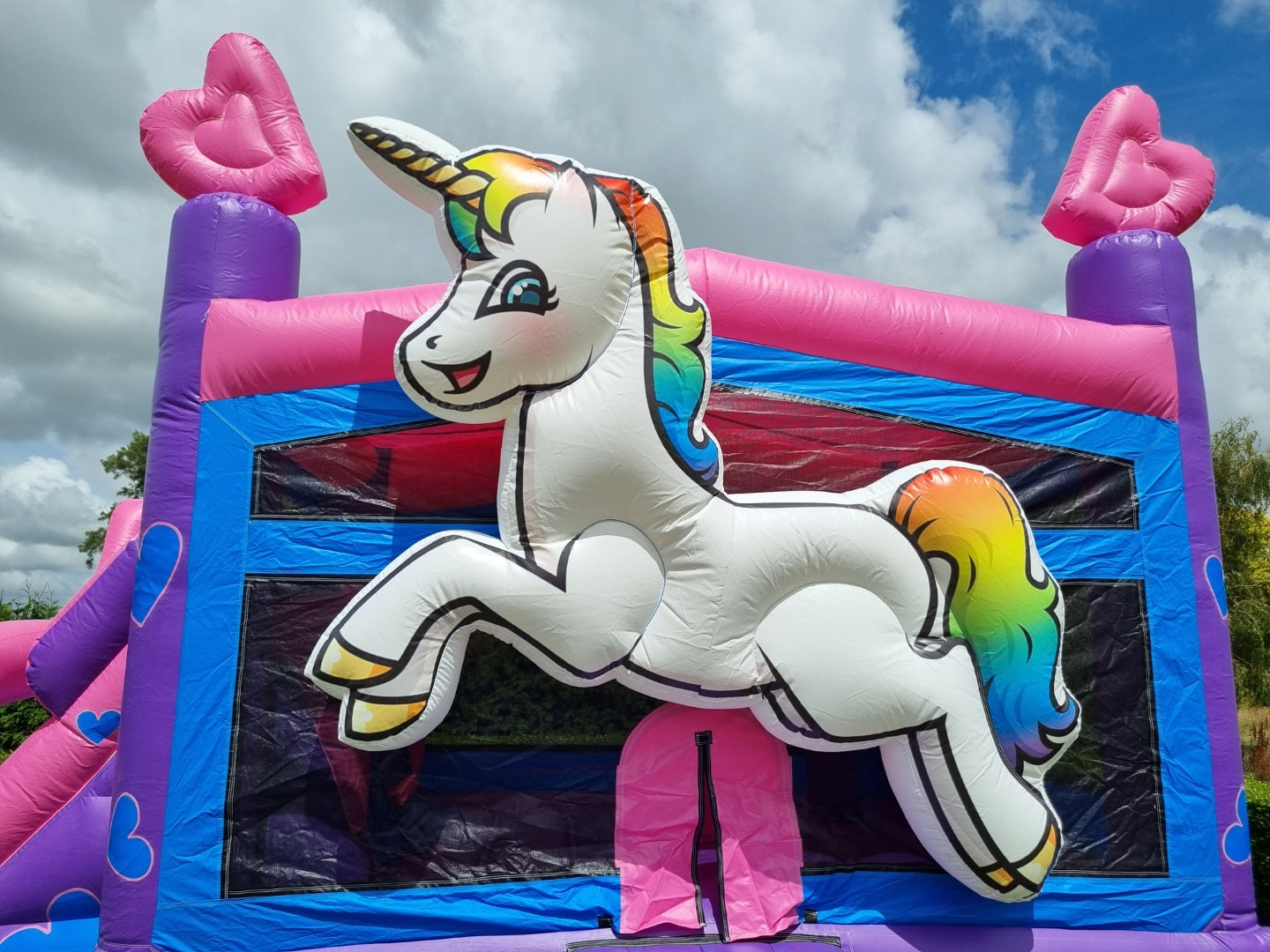 Unicorn Leap Inflatable Castle 2